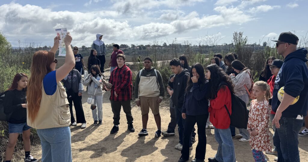 Kids in wetland